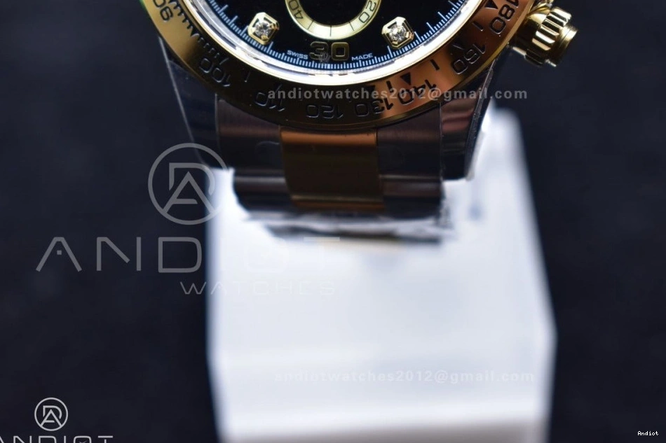 Black Edition Case BTF SA4130 1:1 Daytona Diamonds and Best SS 904L Bracelet Dial 116503 0126